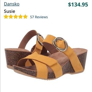 DANSKO SUSIE Sandals sz 37 Mango